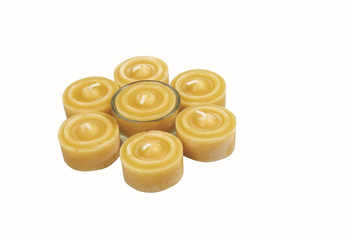Beeswax tea light candles