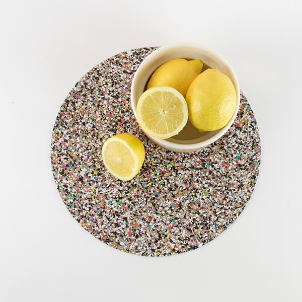 Beach Clean Placemats 4Pack - Round Design