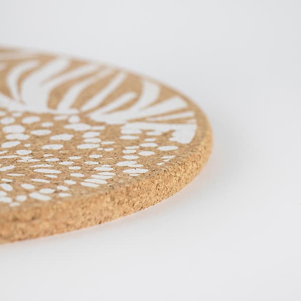 Cork Placemat - Sunflower Design