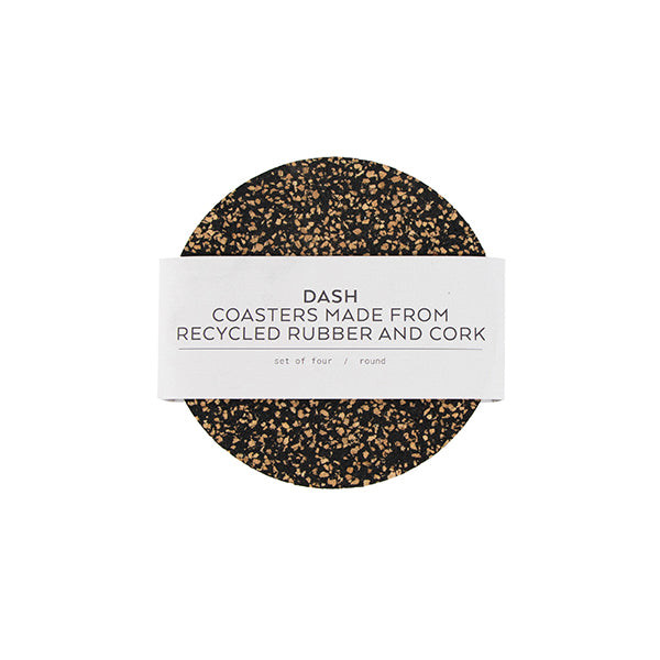 Dash Coaster 4 Pack - Round Design