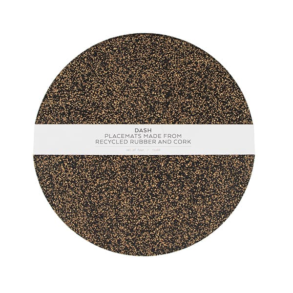 Dash Placemats 4 Pack - Round Design