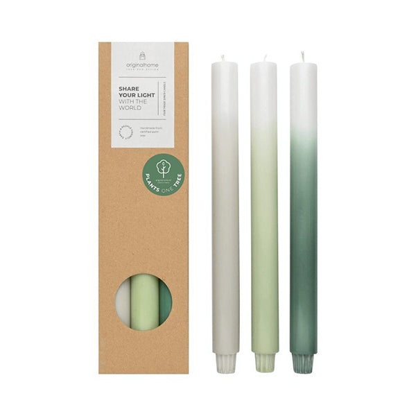 Gradient Candles 3 Pack - Certified Kernel Wax - Meadow