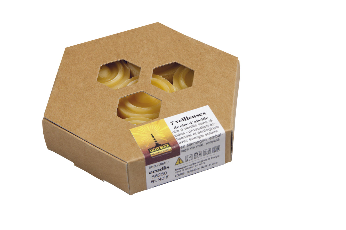 Beeswax tea light candles