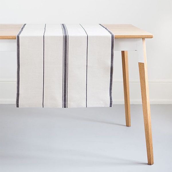 Lisburn Linen & Cotton Table Runner - French Navy