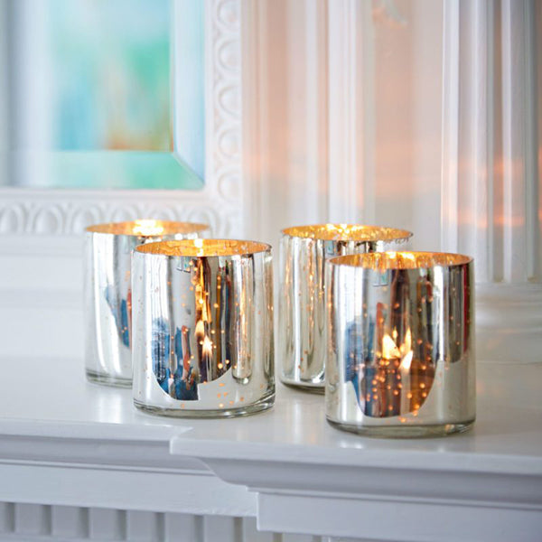 Recycled Glass Tea Light Holders