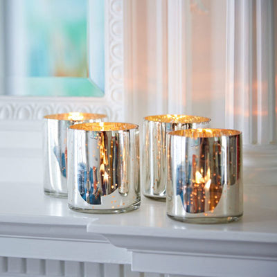 Recycled Glass Tea Light Holders