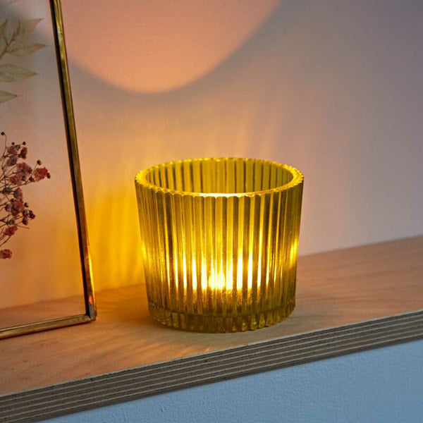 Recycled Glass Tea Light Holders