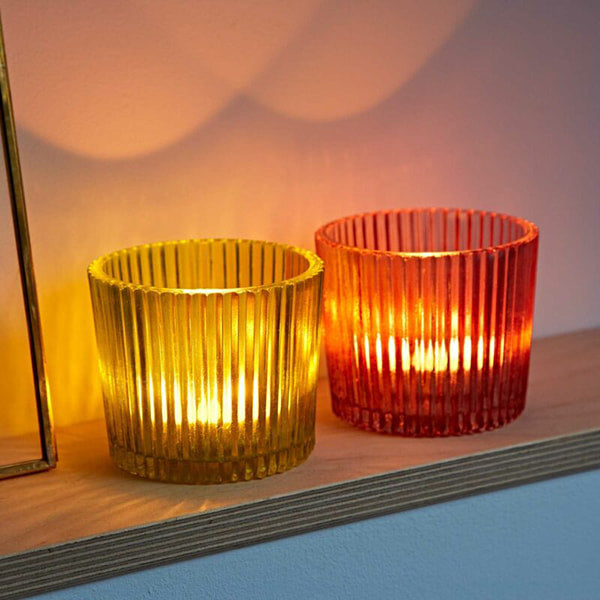 Recycled Glass Tea Light Holders