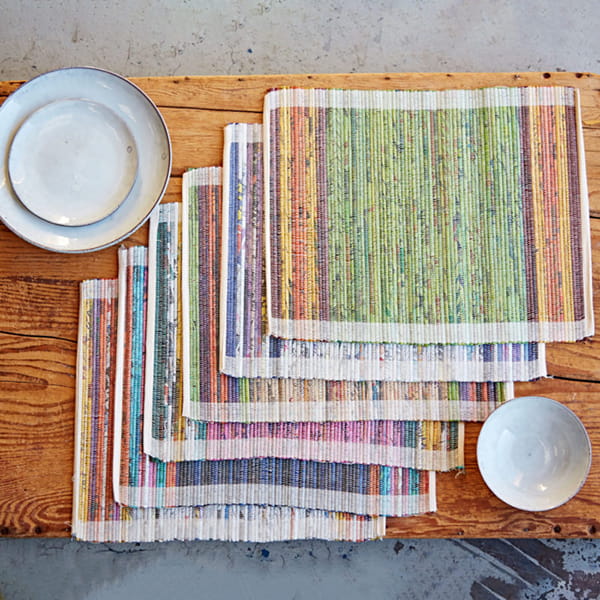 Recycled Woven Newspaper Placemat
