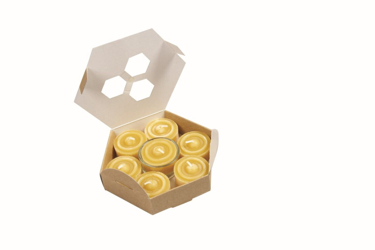 Beeswax tea light candles